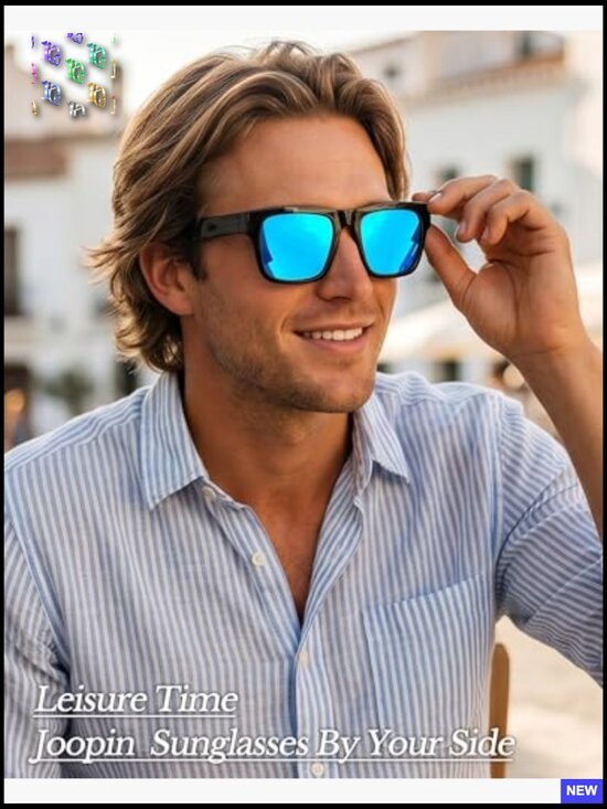 Acetate Square Sunglasses Oversized Retro Shades UV400 Protection Trendy main image 7
